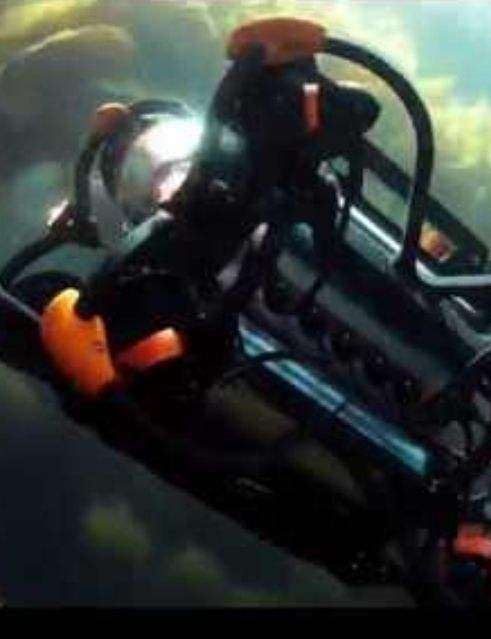 ROV search equipment underwater